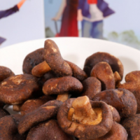 即食香菇1kg綜合蔬菜干 網紅零食香菇脆廠家散裝果蔬脆片果干批發(fā)